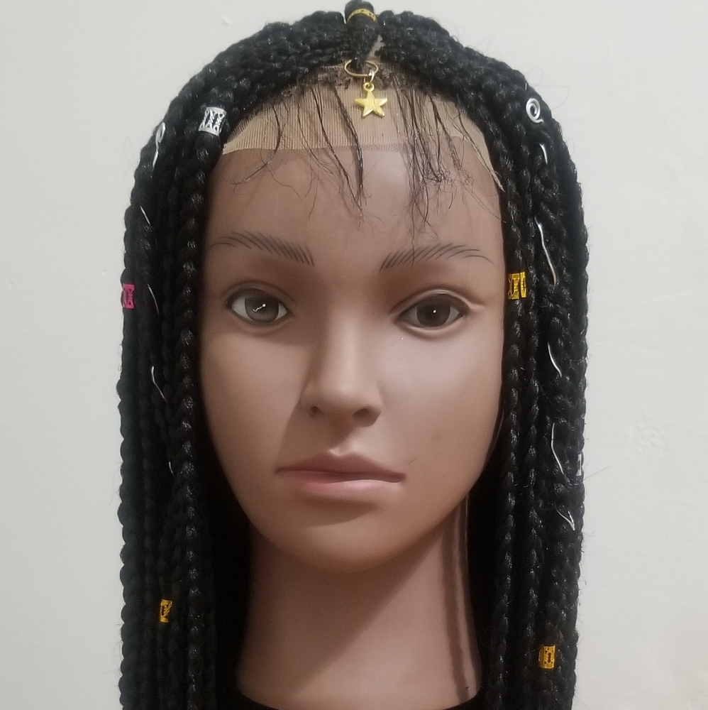 African tribal box braids